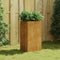 vidaXL - Plantenbak - 40x40x80 - cm - cortenstaal