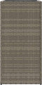 vidaXL - Plantenbak - 40x40x80 - cm - poly - rattan - grijs