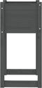 vidaXL - Plantenbak - 40x40x81 - cm - massief - grenenhout - grijs