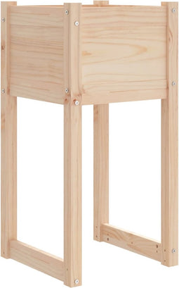 vidaXL - Plantenbak - 40x40x81 - cm - massief - grenenhout