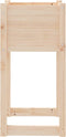 vidaXL - Plantenbak - 40x40x81 - cm - massief - grenenhout