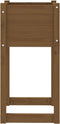 vidaXL - Plantenbak - 40x40x81 - cm - massief - grenenhout - honingbruin