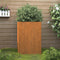 vidaXL - Plantenbak - 42x38x75 - cm - cortenstaal