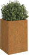 vidaXL - Plantenbak - 42x38x75 - cm - cortenstaal