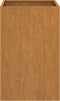 vidaXL - Plantenbak - 42x38x75 - cm - cortenstaal