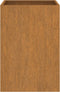 vidaXL - Plantenbak - 42x38x75 - cm - cortenstaal