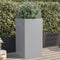 vidaXL - Plantenbak - 42x38x75 - cm - gegalvaniseerd - staal - zilverkleurig