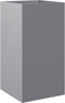 vidaXL - Plantenbak - 42x38x75 - cm - gegalvaniseerd - staal - zilverkleurig