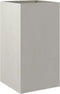 vidaXL - Plantenbak - 42x38x75 - cm - roestvrij - staal - zilverkleurig