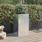 vidaXL - Plantenbak - 42x38x75 - cm - roestvrij - staal - zilverkleurig