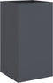 vidaXL - Plantenbak - 42x38x75 - cm - staal - antracietkleurig