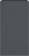vidaXL - Plantenbak - 42x38x75 - cm - staal - antracietkleurig