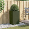 vidaXL - Plantenbak - 42x38x75 - cm - staal - olijfgroen