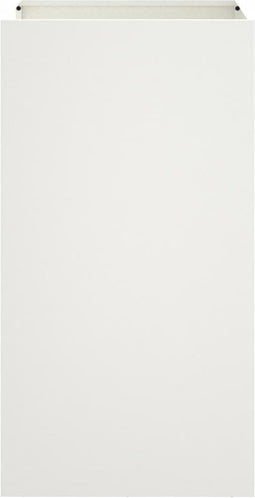 vidaXL - Plantenbak - 42x38x75 - cm - staal - wit