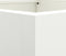 vidaXL - Plantenbak - 42x38x75 - cm - staal - wit