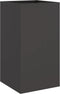 vidaXL - Plantenbak - 42x38x75 - cm - staal - zwart
