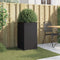 vidaXL - Plantenbak - 42x38x75 - cm - staal - zwart