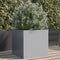 vidaXL - Plantenbak - 42x40x39 - cm - gegalvaniseerd - staal - zilverkleurig