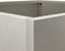 vidaXL - Plantenbak - 42x40x39 - cm - roestvrij - staal - zilverkleurig
