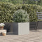vidaXL - Plantenbak - 42x40x39 - cm - roestvrij - staal - zilverkleurig