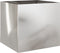 vidaXL - Plantenbak - 42x40x39 - cm - roestvrij - staal - zilverkleurig