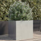 vidaXL - Plantenbak - 42x40x39 - cm - roestvrij - staal - zilverkleurig