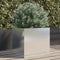 vidaXL - Plantenbak - 42x40x39 - cm - roestvrij - staal - zilverkleurig
