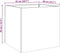 vidaXL - Plantenbak - 42x40x39 - cm - roestvrij - staal - zilverkleurig