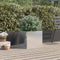 vidaXL - Plantenbak - 42x40x39 - cm - roestvrij - staal - zilverkleurig