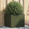 vidaXL - Plantenbak - 42x40x39 - cm - staal - olijfgroen