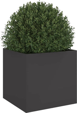 vidaXL - Plantenbak - 42x40x39 - cm - staal - zwart