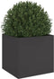 vidaXL - Plantenbak - 42x40x39 - cm - staal - zwart