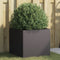 vidaXL - Plantenbak - 42x40x39 - cm - staal - zwart