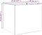 vidaXL - Plantenbak - 42x40x39 - cm - staal - zwart