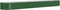 vidaXL - Plantenbak - 440x80x36 - cm - gepoedercoat - staal - groen