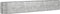 vidaXL - Plantenbak - 440x80x68 - cm - gepoedercoat - staal - zilverkleurig