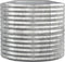 vidaXL - Plantenbak - 440x80x68 - cm - gepoedercoat - staal - zilverkleurig