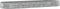 vidaXL - Plantenbak - 450x140x36 - cm - gepoedercoat - staal - zilverkleurig