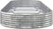 vidaXL - Plantenbak - 450x140x36 - cm - gepoedercoat - staal - zilverkleurig