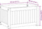 vidaXL - Plantenbak - 45x30x27,5 - cm - massief - acaciahout - en - staal