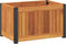 vidaXL - Plantenbak - 45x30x27,5 - cm - massief - acaciahout - en - staal