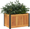vidaXL - Plantenbak - 45x30x27,5 - cm - massief - acaciahout - en - staal