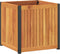 vidaXL - Plantenbak - 45x45x44 - cm - massief - acaciahout - en - staal