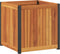 vidaXL - Plantenbak - 45x45x44 - cm - massief - acaciahout - en - staal
