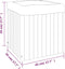 vidaXL - Plantenbak - 45x45x45 - cm - massief - acaciahout