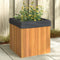 vidaXL - Plantenbak - 45x45x45 - cm - massief - acaciahout