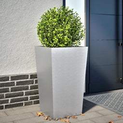 vidaXL - Plantenbak - 45x45x75 - cm - gegalvaniseerd - staal