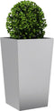 vidaXL - Plantenbak - 45x45x75 - cm - gegalvaniseerd - staal