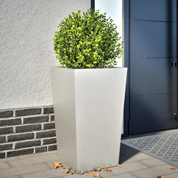 vidaXL - Plantenbak - 45x45x75 - cm - roestvrij - staal