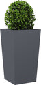 vidaXL - Plantenbak - 45x45x75 - cm - staal - antracietkleurig